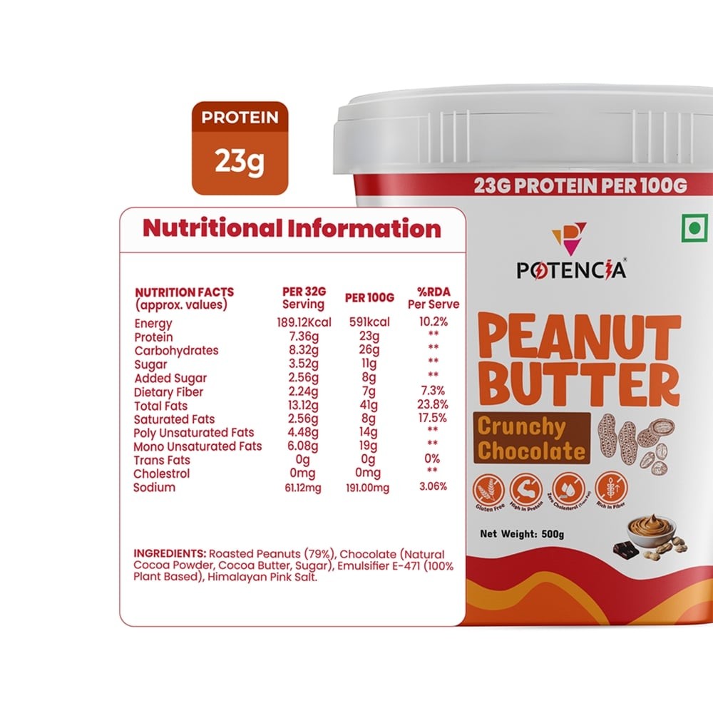 Potencia Crunchy Peanut Butter