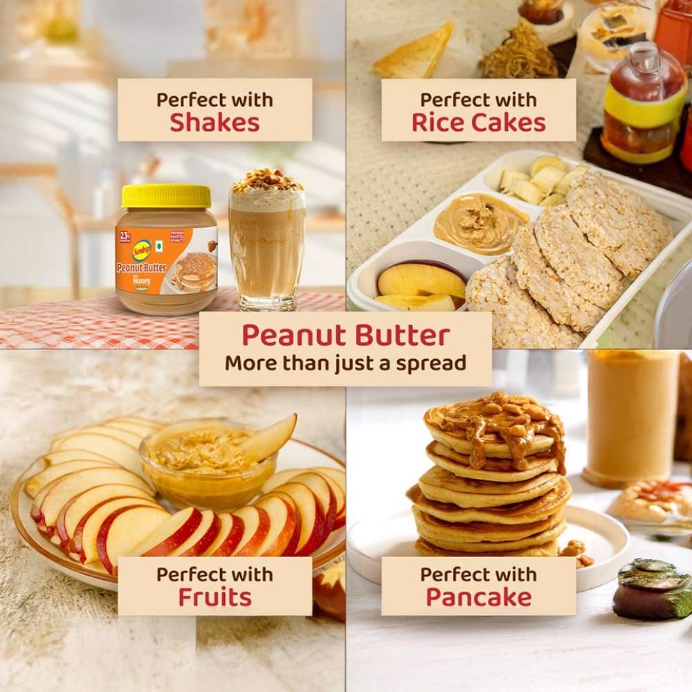 Sundrop Crunchy Peanut Butter with Honey