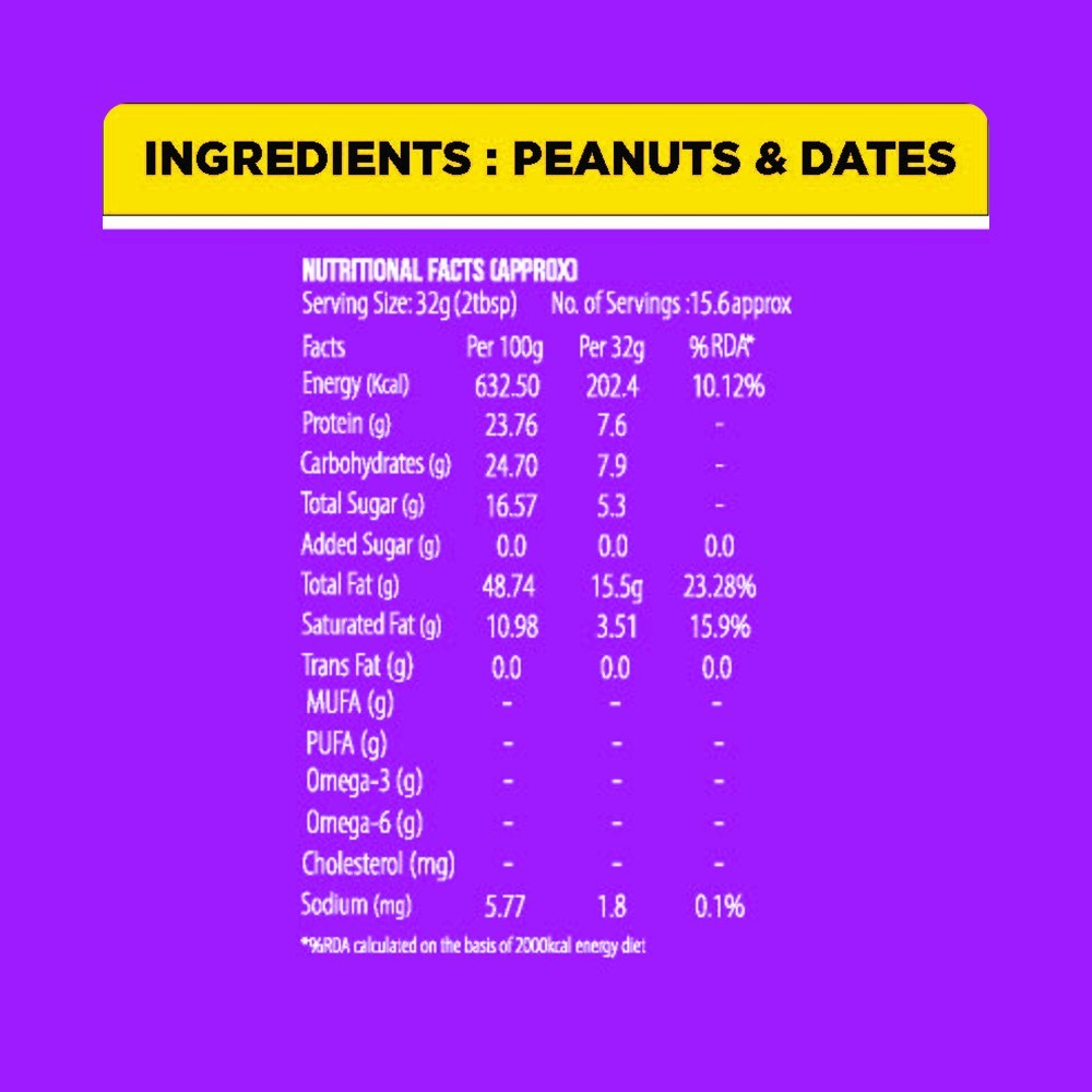The Goodness in ur Life Peanut Butter - Dates