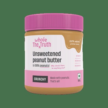 The Whole Truth Crunchy Unsweetened Peanut Butter
