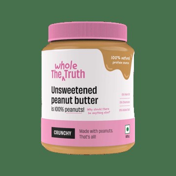 The Whole Truth Unsweetened & Crunchy Peanut Butter
