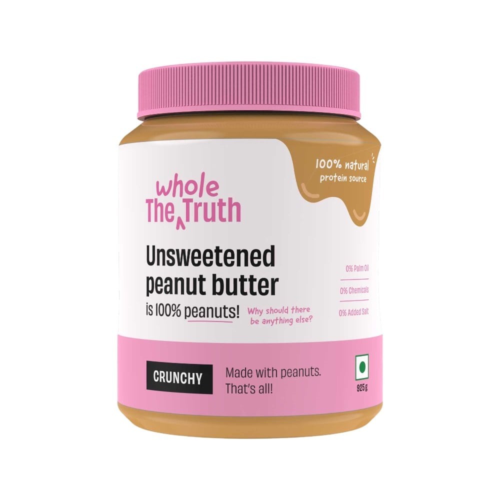 The Whole Truth Unsweetened & Crunchy Peanut Butter