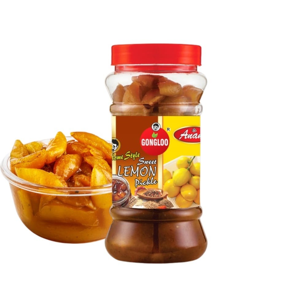 Gongloo Khata Meetha Lemon Pickle