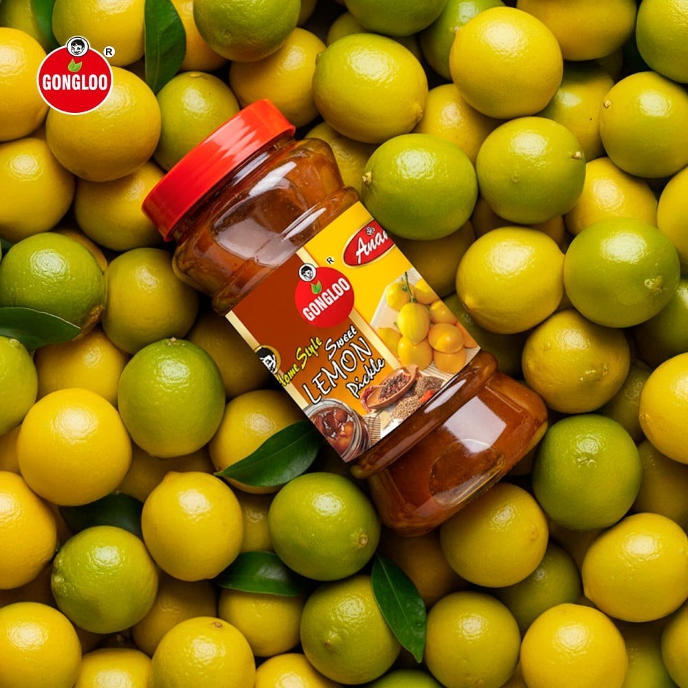 Gongloo Khata Meetha Lemon Pickle