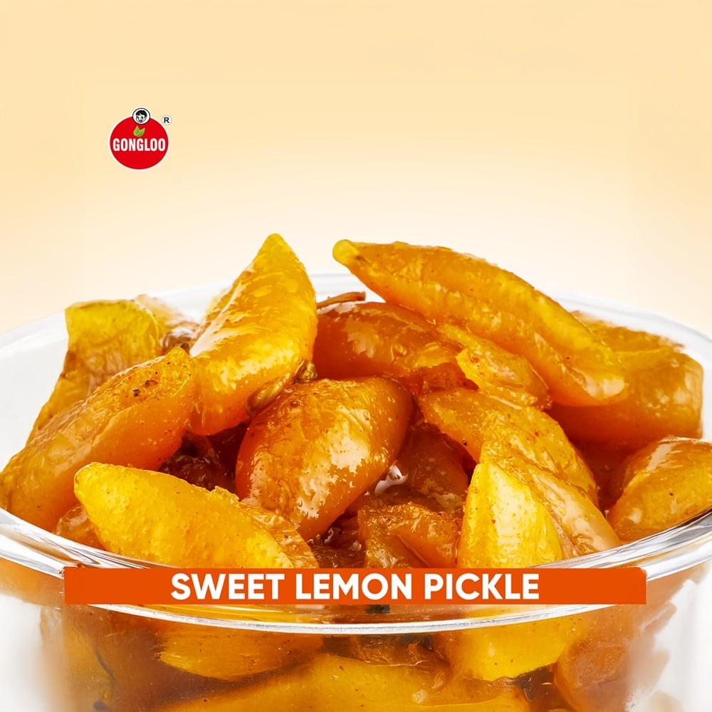 Gongloo Khata Meetha Lemon Pickle