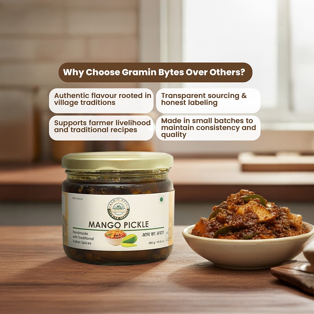 Gramin Bytes Mango Pickle