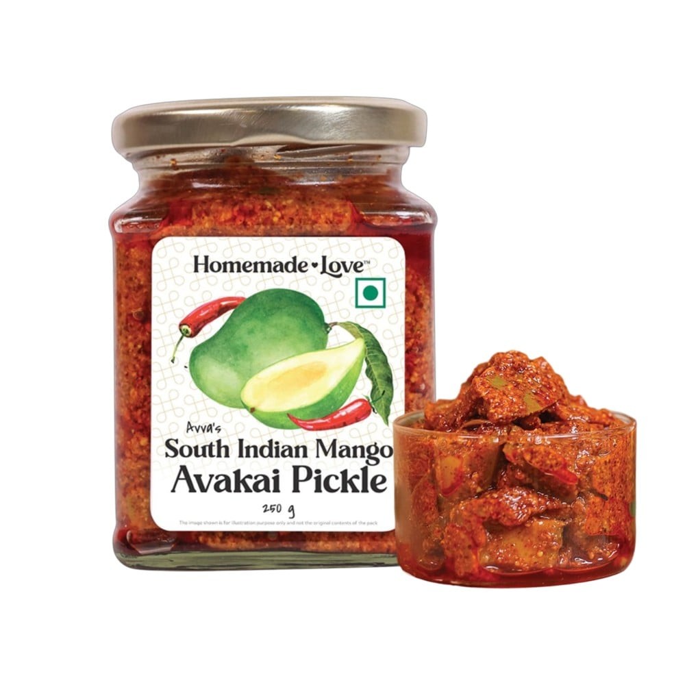 Homemade Love Avakai Mango Pickle