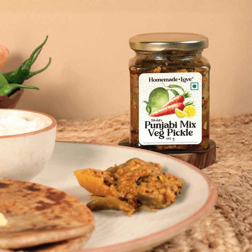 Homemade Love Diksha's Punjabi Mix Veg Pickle