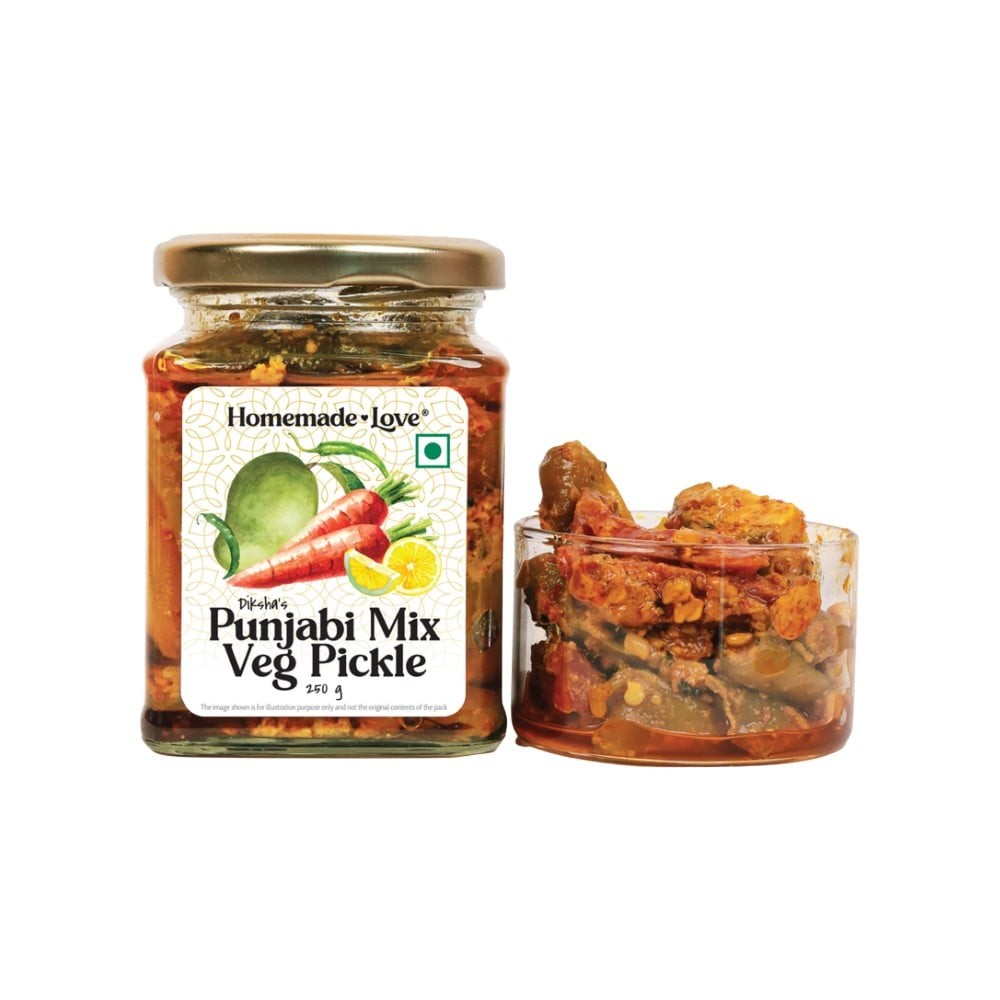 Homemade Love Diksha's Punjabi Mix Veg Pickle