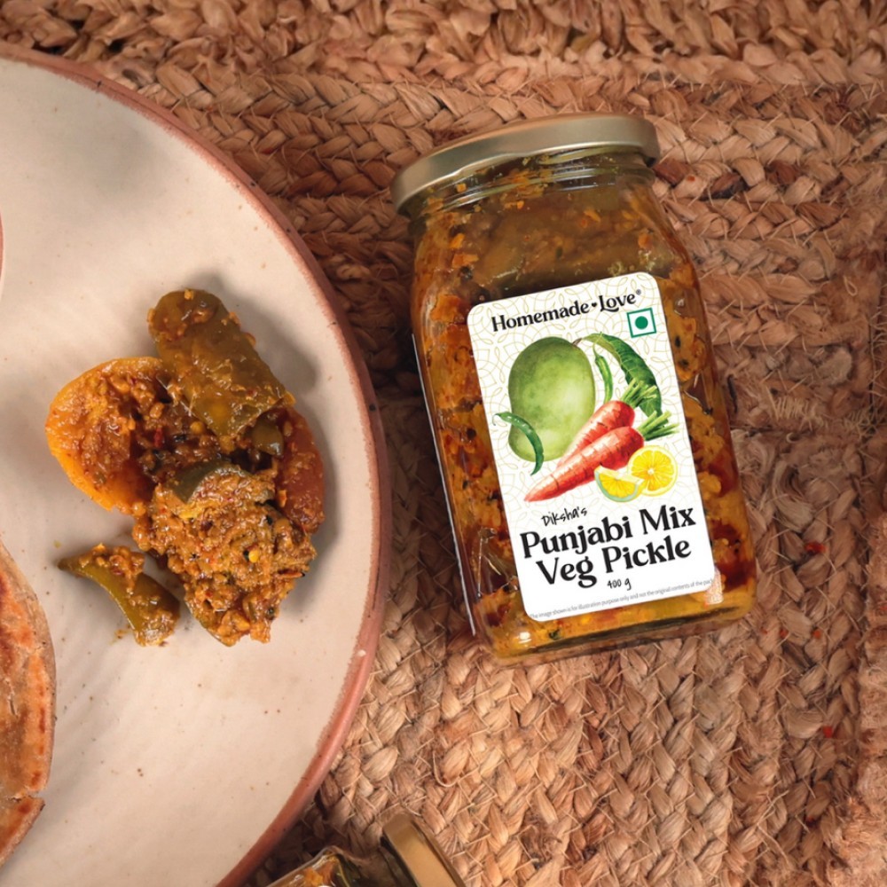 Homemade Love Punjabi Veg Mixed Pickle