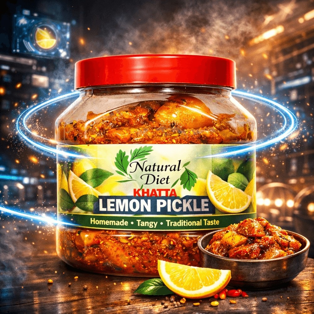 Natural Diet Home Made Khatta Lime Pickle