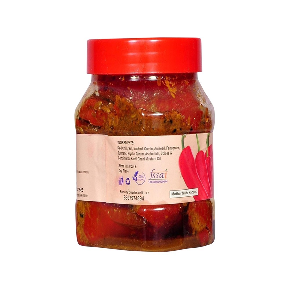 Natural Diet Stuffed Banarasi Red Chilli Pickle