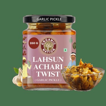 Organic Nation Lahsun Achari Pickle