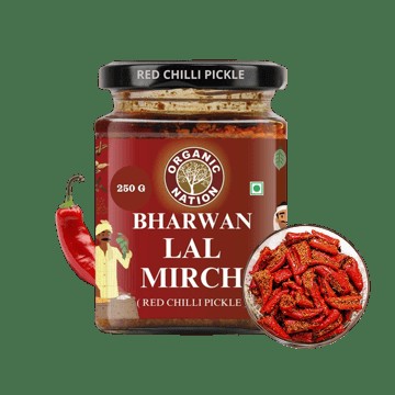 Organic Nation Stuffed Chilli Pickle