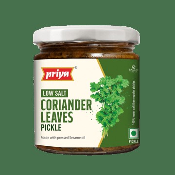 Priya Low-Salt Coriander Leaves Pickle