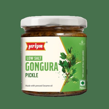 Priya Low Salt Gongura/Roselle Pickle