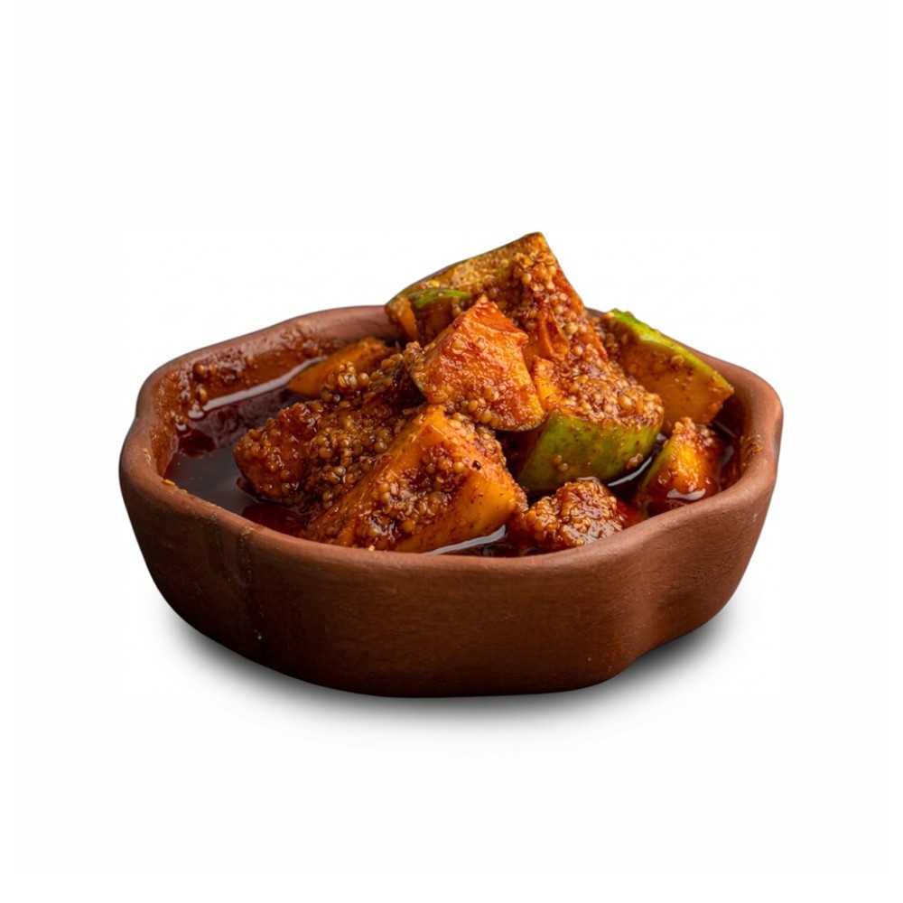 Priya Mango Avakaya with Garlic Pickle