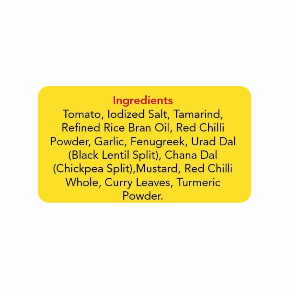 Swetha Telugu Foods Tomato Pickle With Garlic