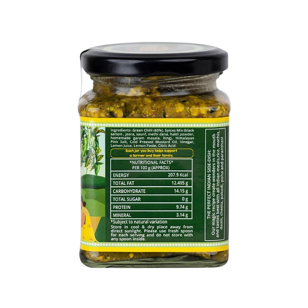 The Little Farm Co. Green Chilli Pickle