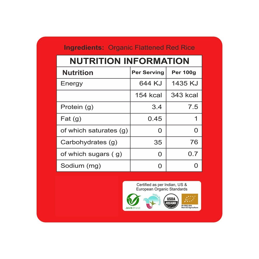 24 Mantra Organic Red Poha - Pack of 2