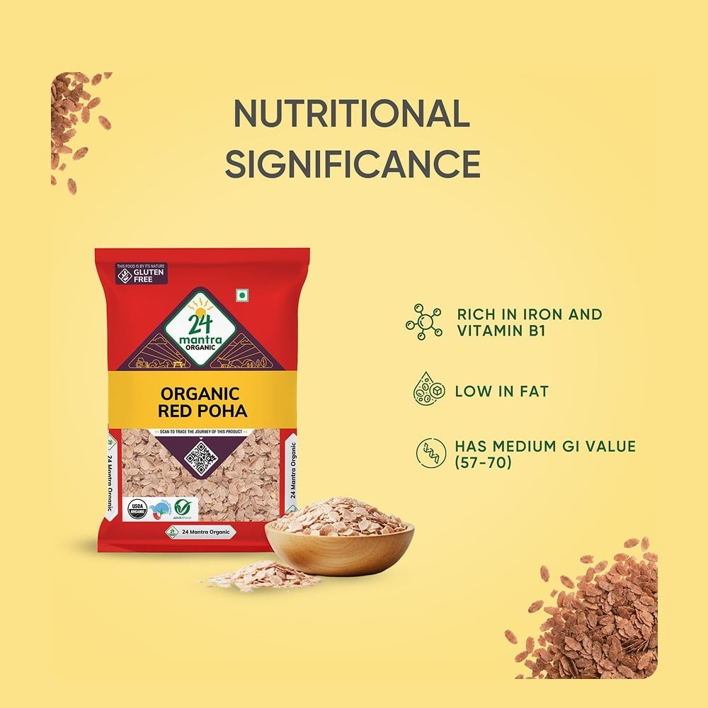 24 Mantra Organic Red Poha