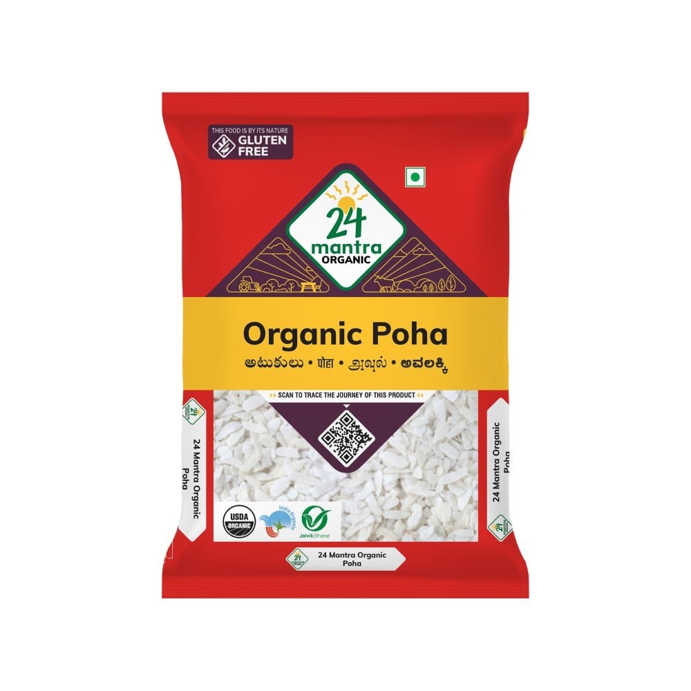 24 Mantra Organic White Poha