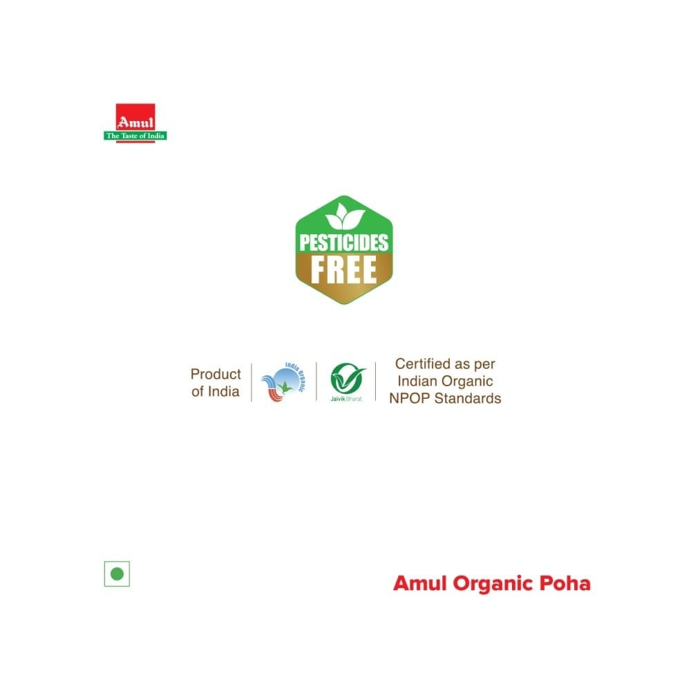 Amul Organic White Poha