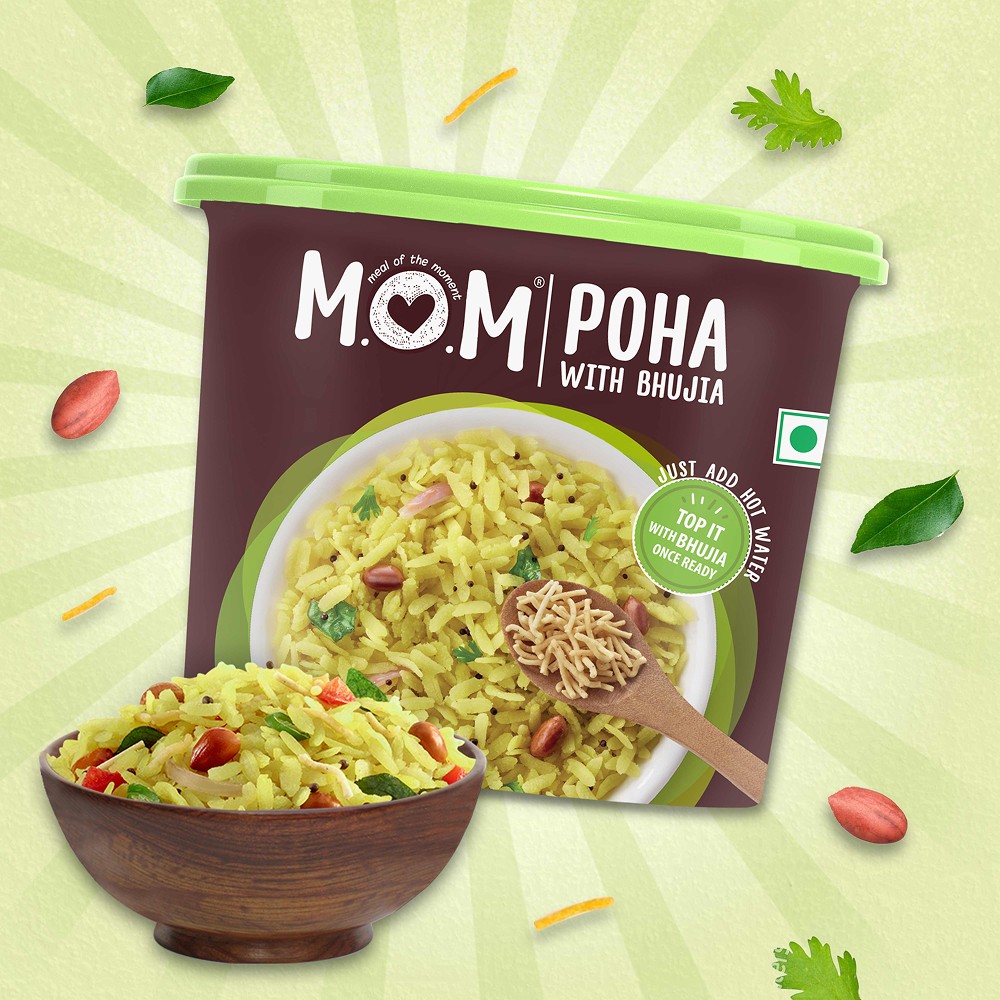 MOM Poha with Bhujia