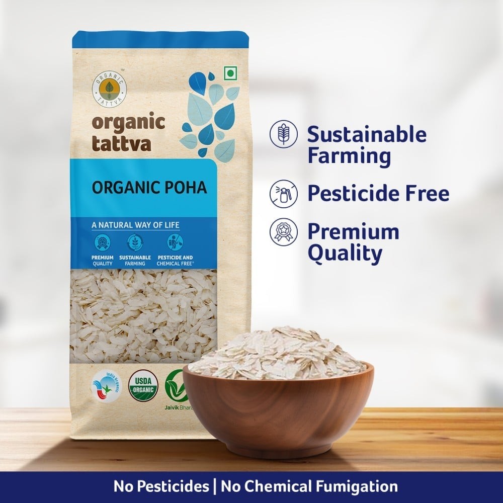Organic Tattva Organic White Poha