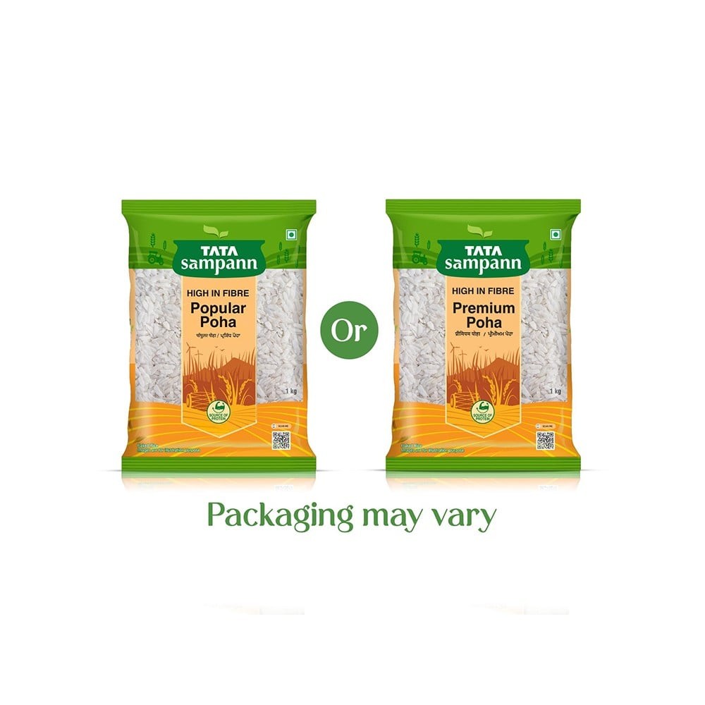 Tata Sampann Premium Poha - High in Fibre