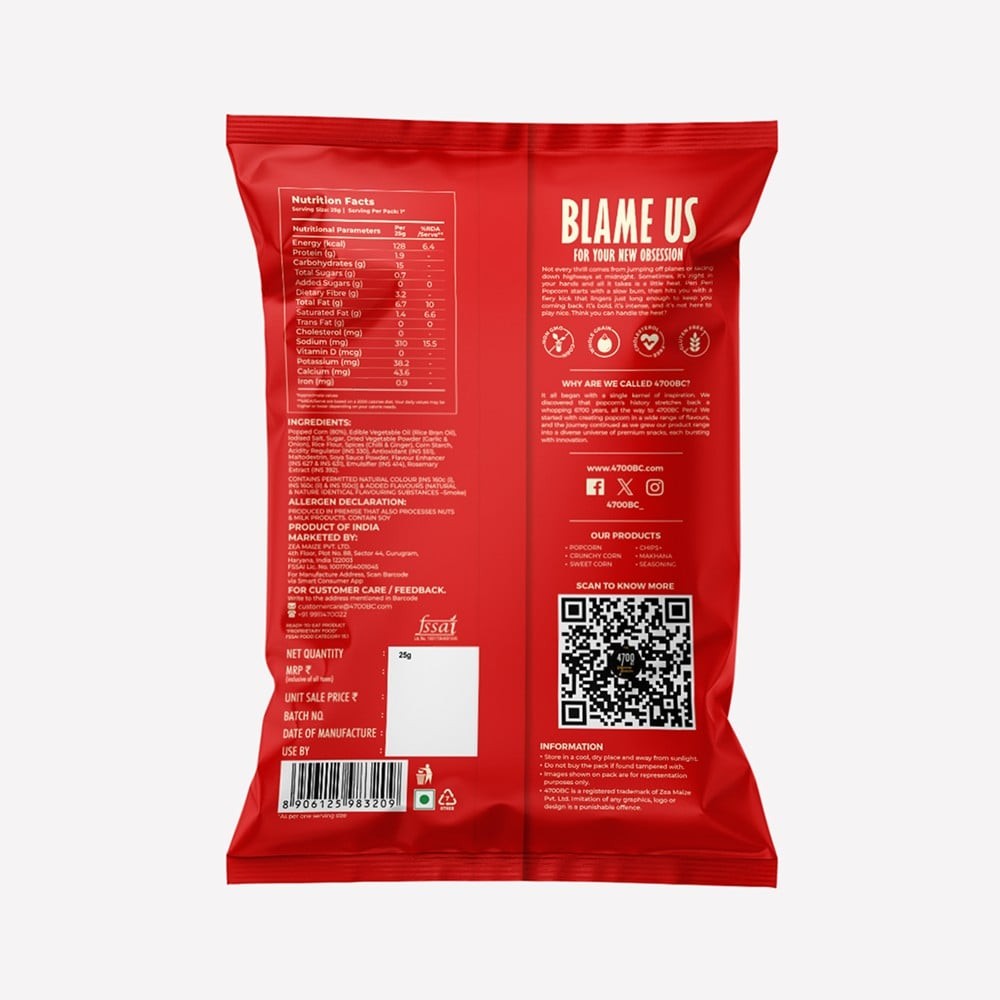 4700BC Cheese & Peri Peri Popcorn Jumbo Size