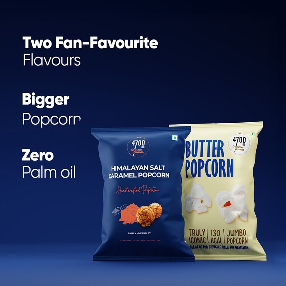 4700BC Himalayan Salt Caramel and Butter Popcorn Combo