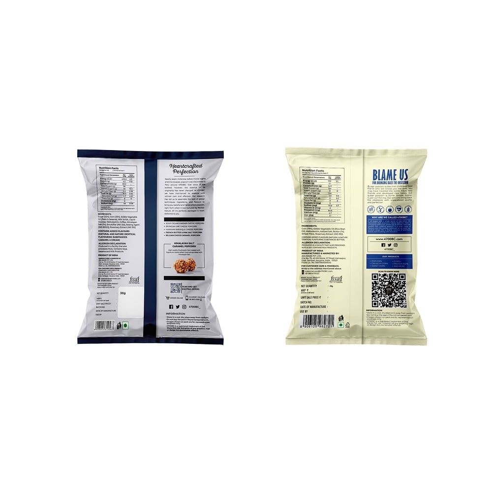 4700BC Himalayan Salt Caramel and Butter Popcorn Combo