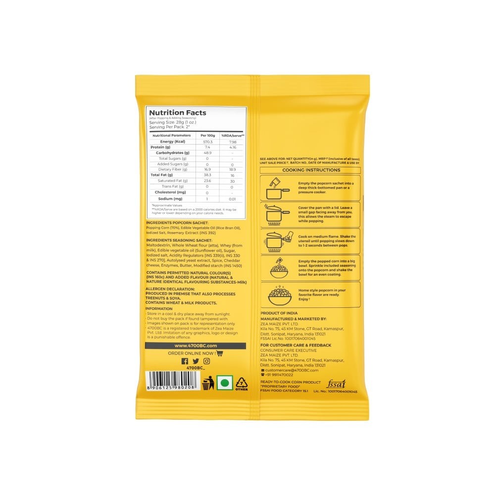 4700BC Instant Cheese Popcorn Jumbo Size