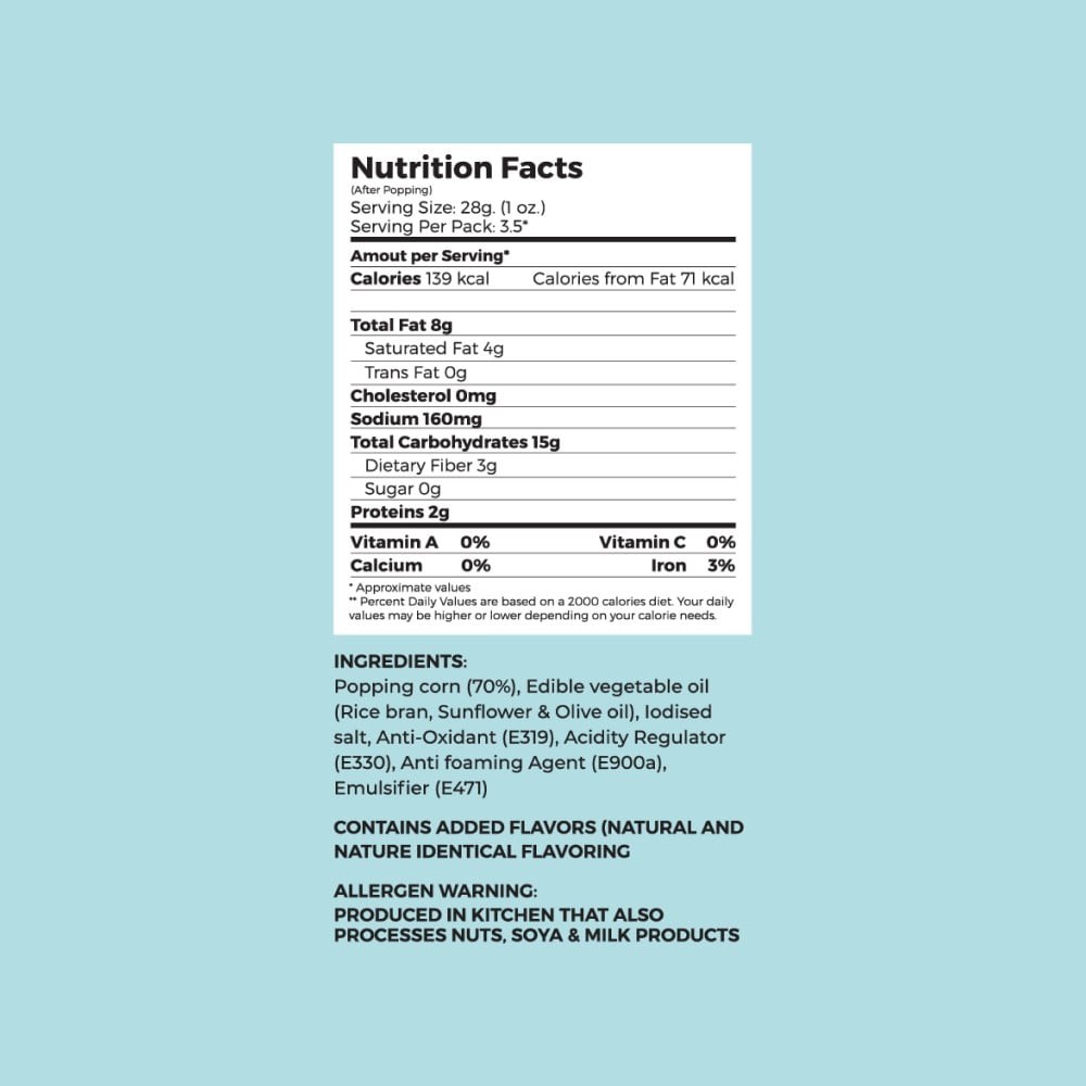 4700BC Instant Natural Popcorn Jumbo Size