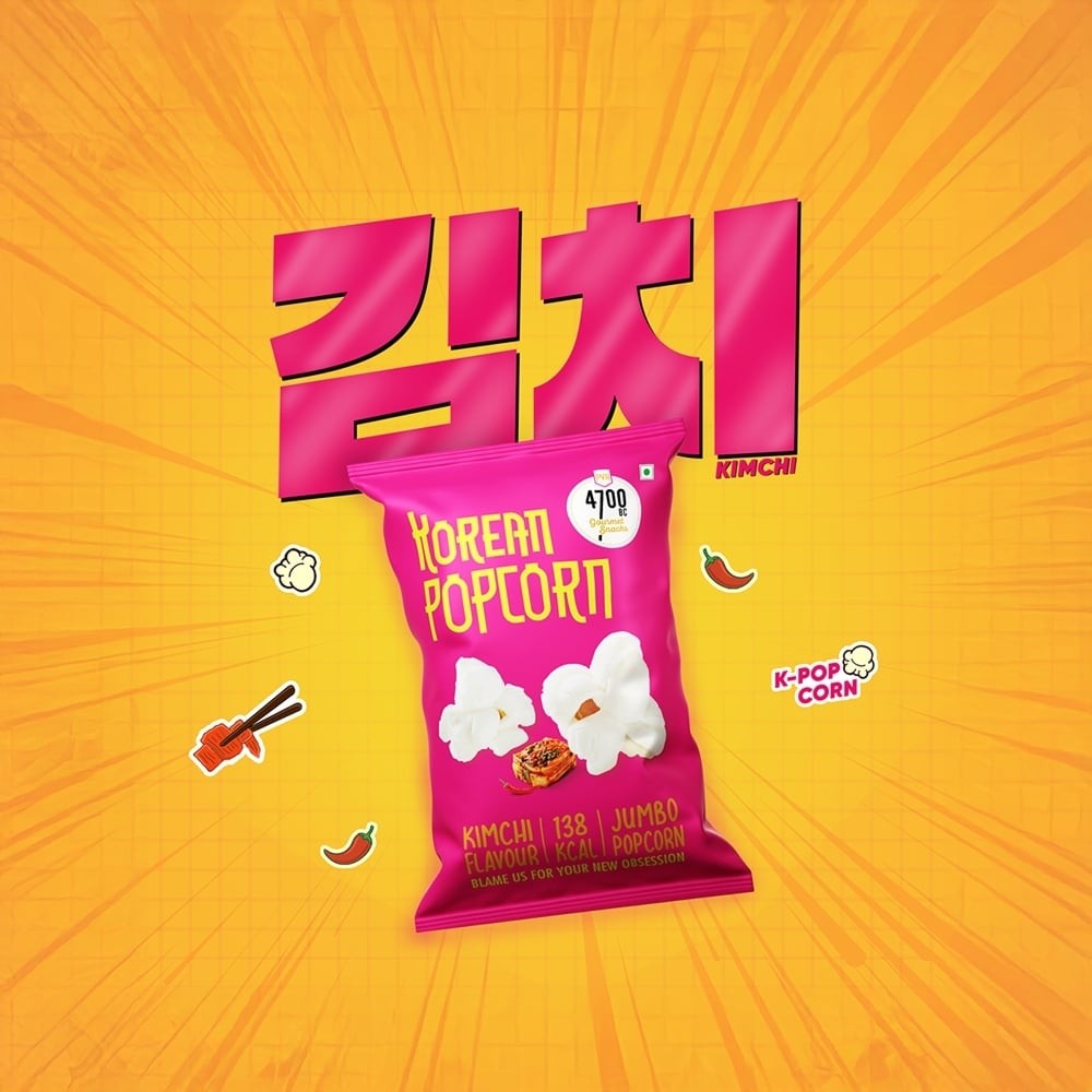 4700BC Korean Popcorn (Kimchi Flavour, Jumbo Size)