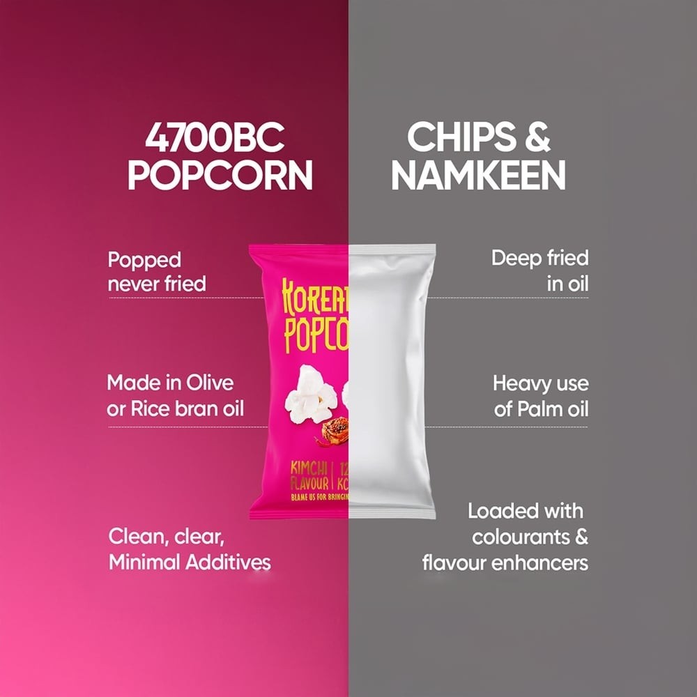 4700BC Korean Popcorn (Kimchi Flavour, Jumbo Size)