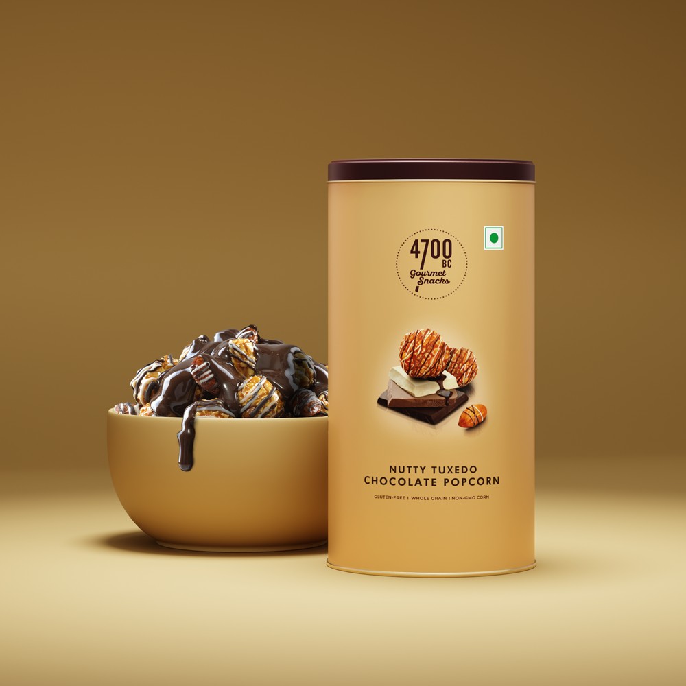 4700BC Nutty Tuxedo Chocolate Popcorn