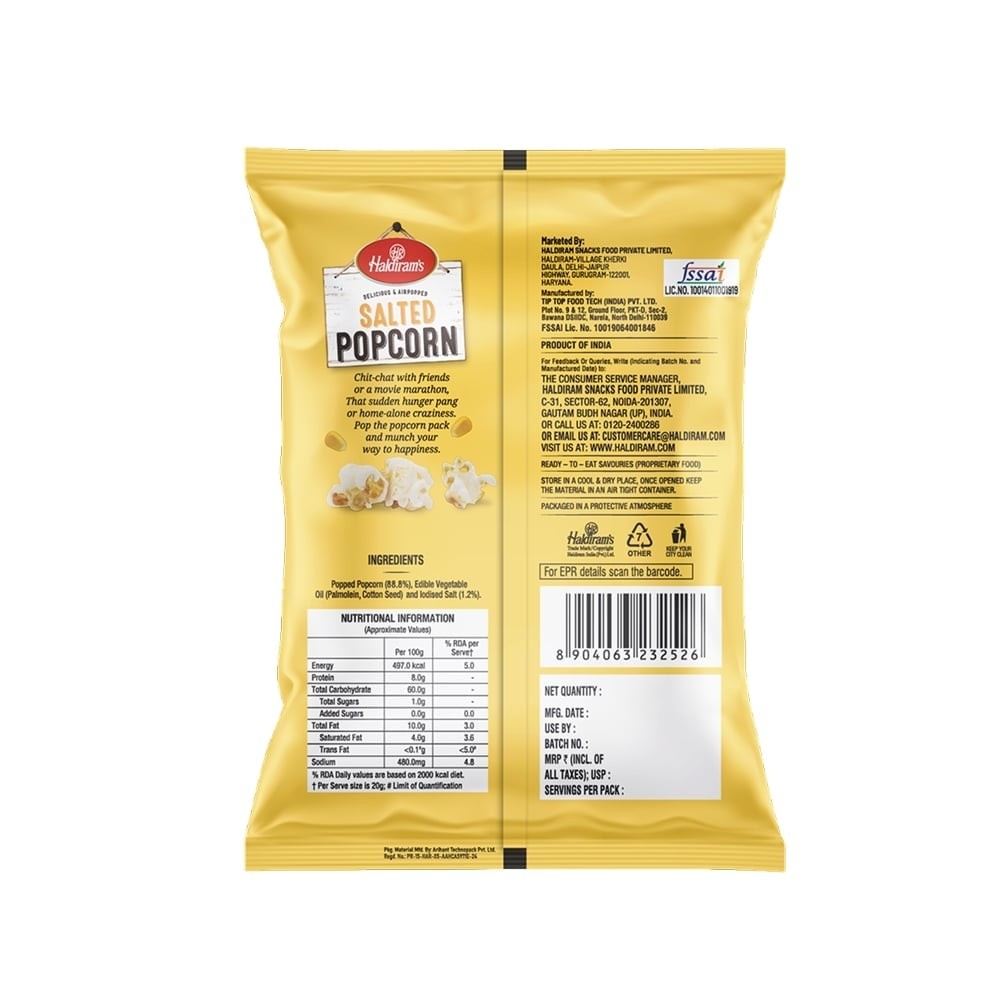 Haldiram's Salted Popcorn