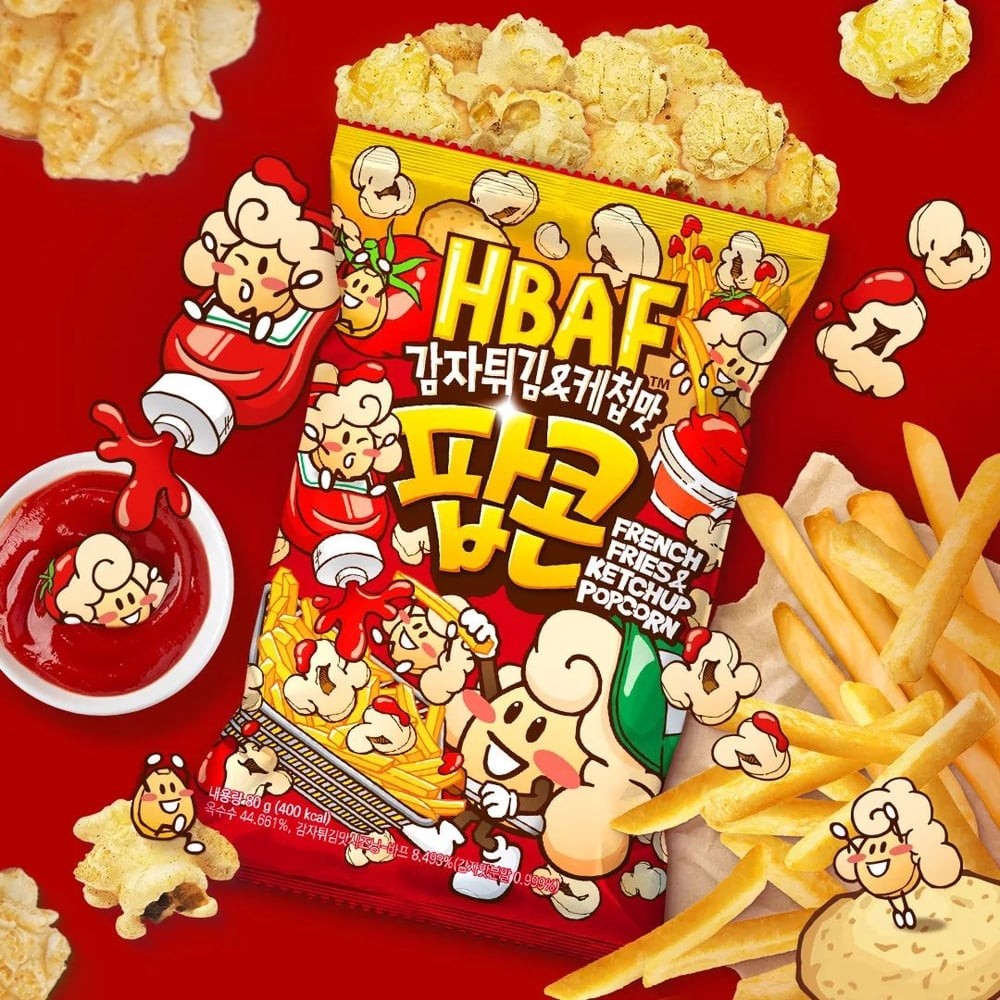 HBAF French Fries & Ketchup Popcorn