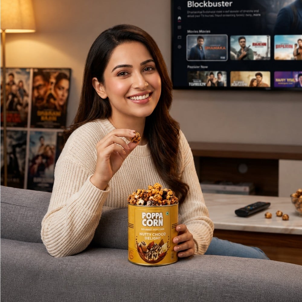 Poppacorn Gourmet Nutty Choco Delight Popcorn