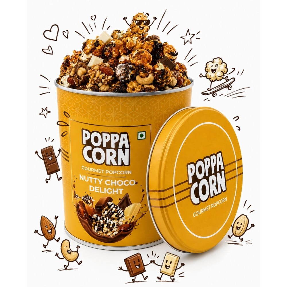 Poppacorn Gourmet Nutty Choco Delight Popcorn