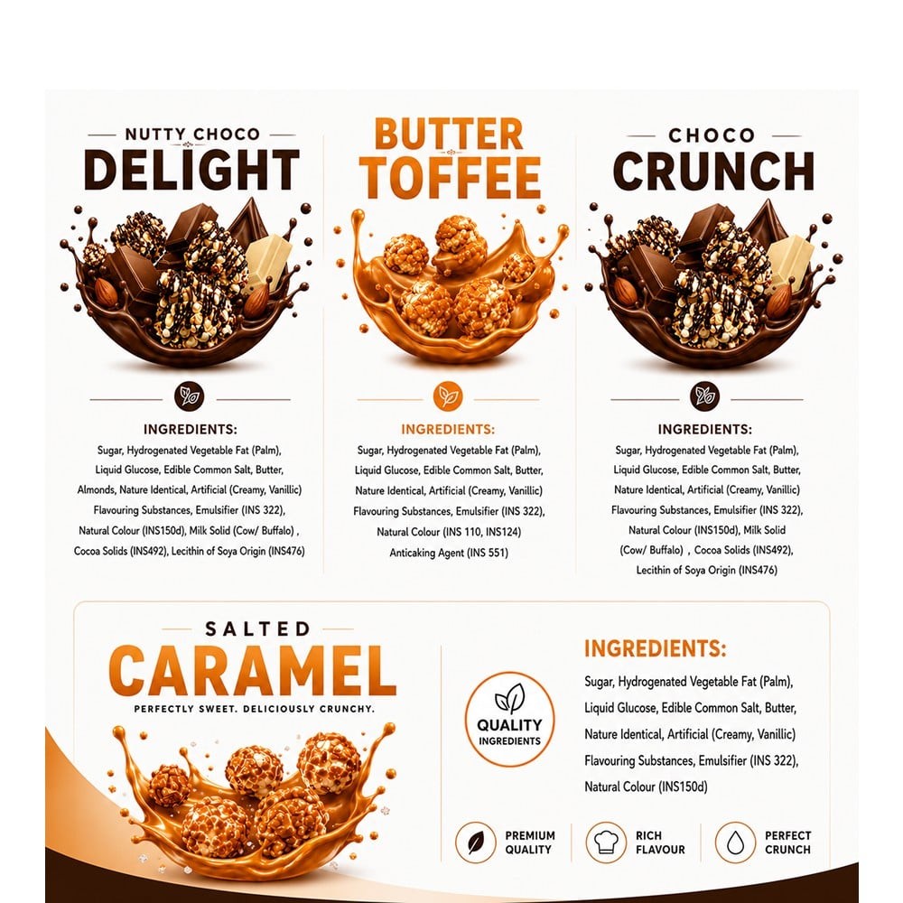 Poppacorn Gourmet Popcorn 4 Flavors Gift Box
