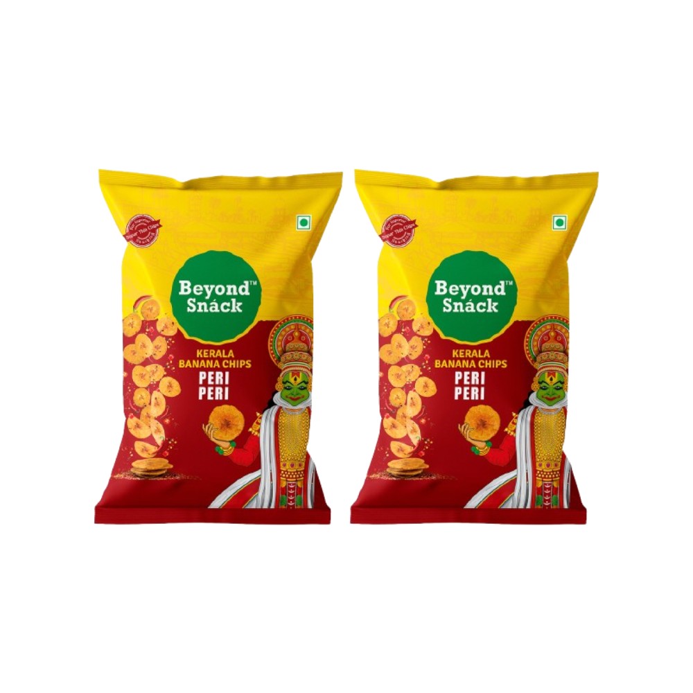 Beyond Snack Peri Peri Nendran Banana Chips - Pack of 2