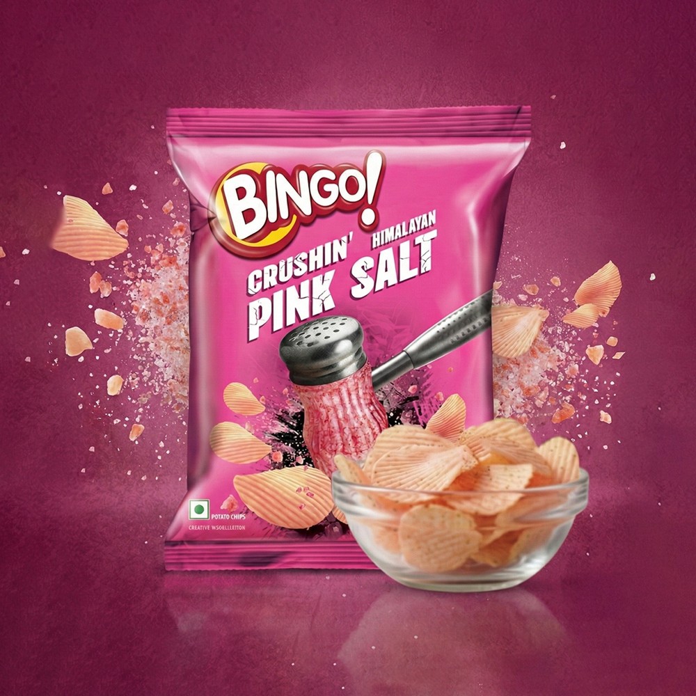 Bingo Crushin' Himalayan Pink Salt Potato Chips