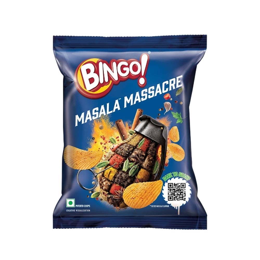 Bingo Masala Massacre Potato Chips