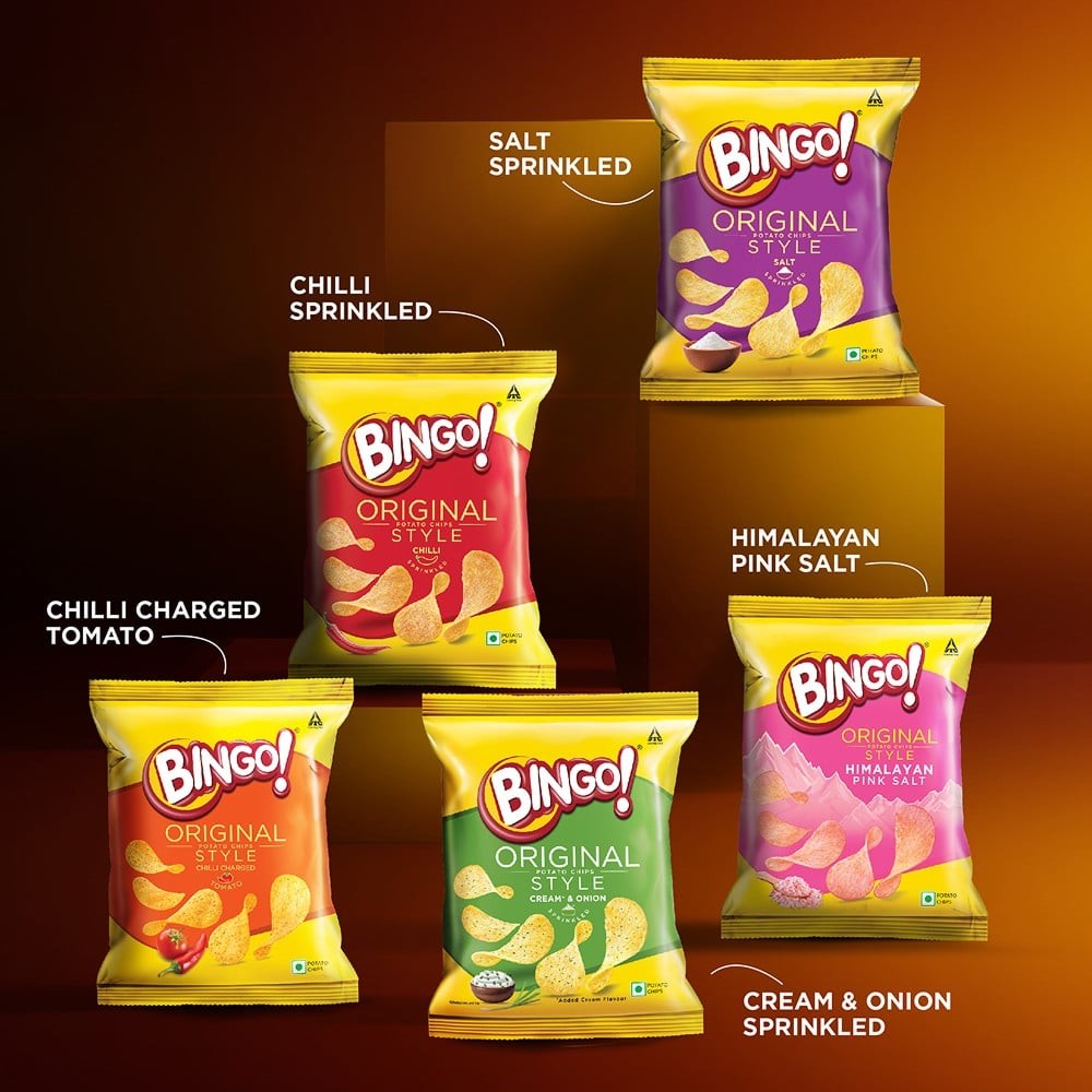Bingo Original Hot & Spicy Korean Style Potato Chips