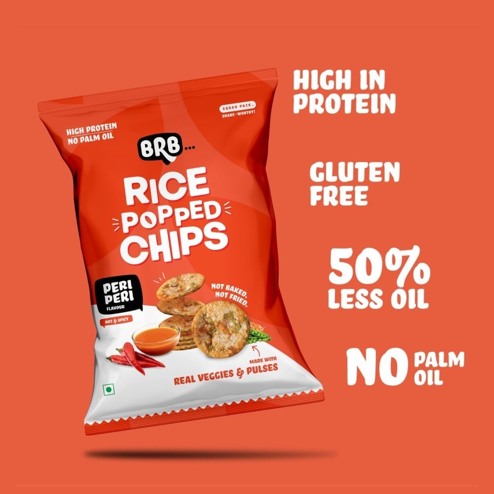 BRB Peri Peri Rice Popped Chips