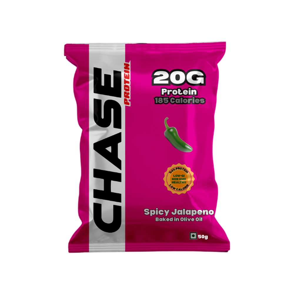 Chase Protein Spicy Jalapeno Healthy Chips