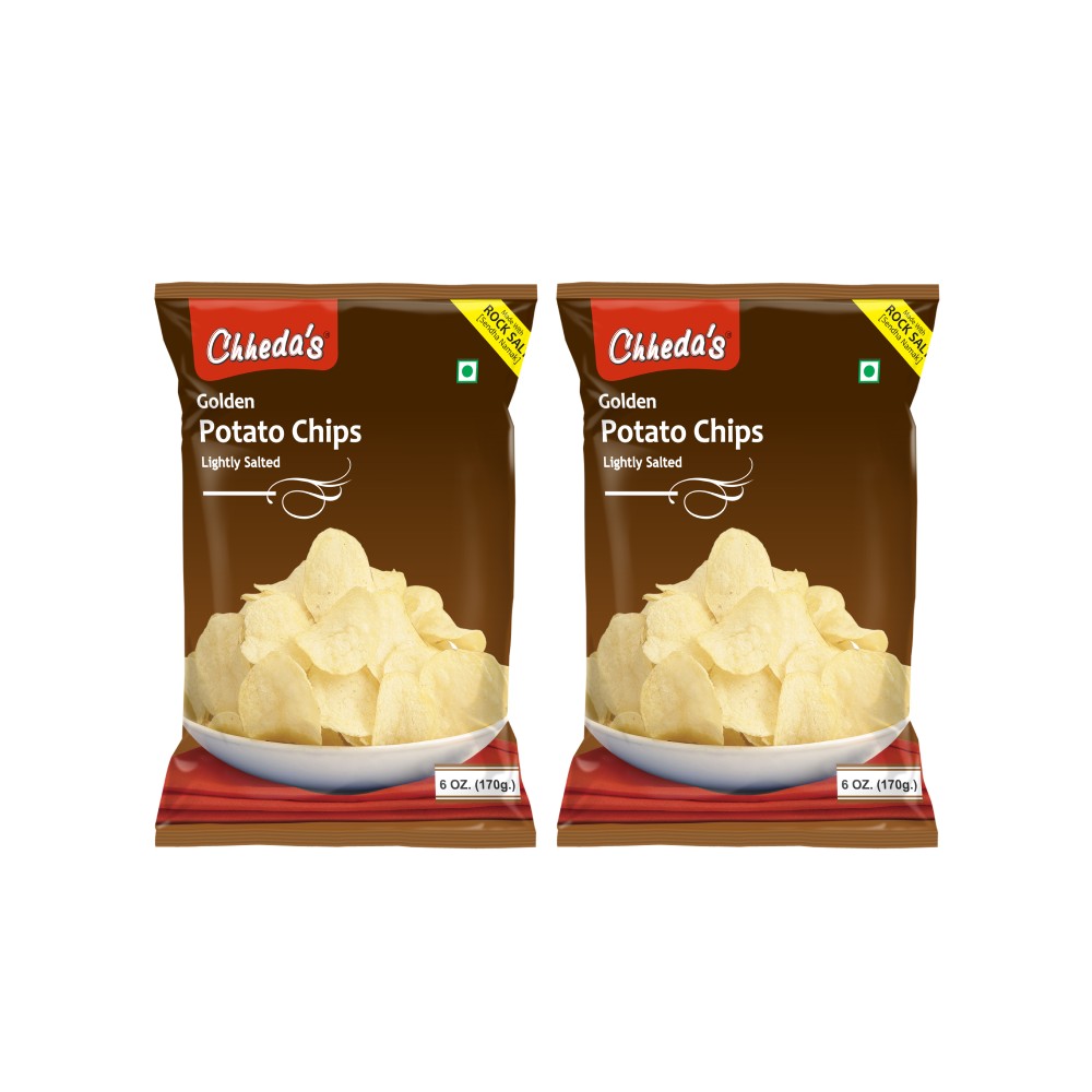 Chheda's Golden Rock Salt Potato Chips